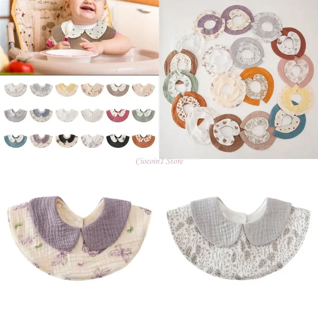 

Y1UB Baby Bib Soft & Comfortable Saliva Towel Newborns Burping Cloth for Boys Girls