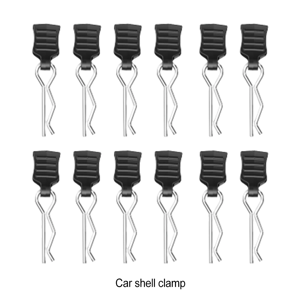 RC Body Clips With Pull Tabs Car Clips R Clips for MJX Hyper Go 14210 Car Clips R Clips 1/14 RC Car Upgrade Parts