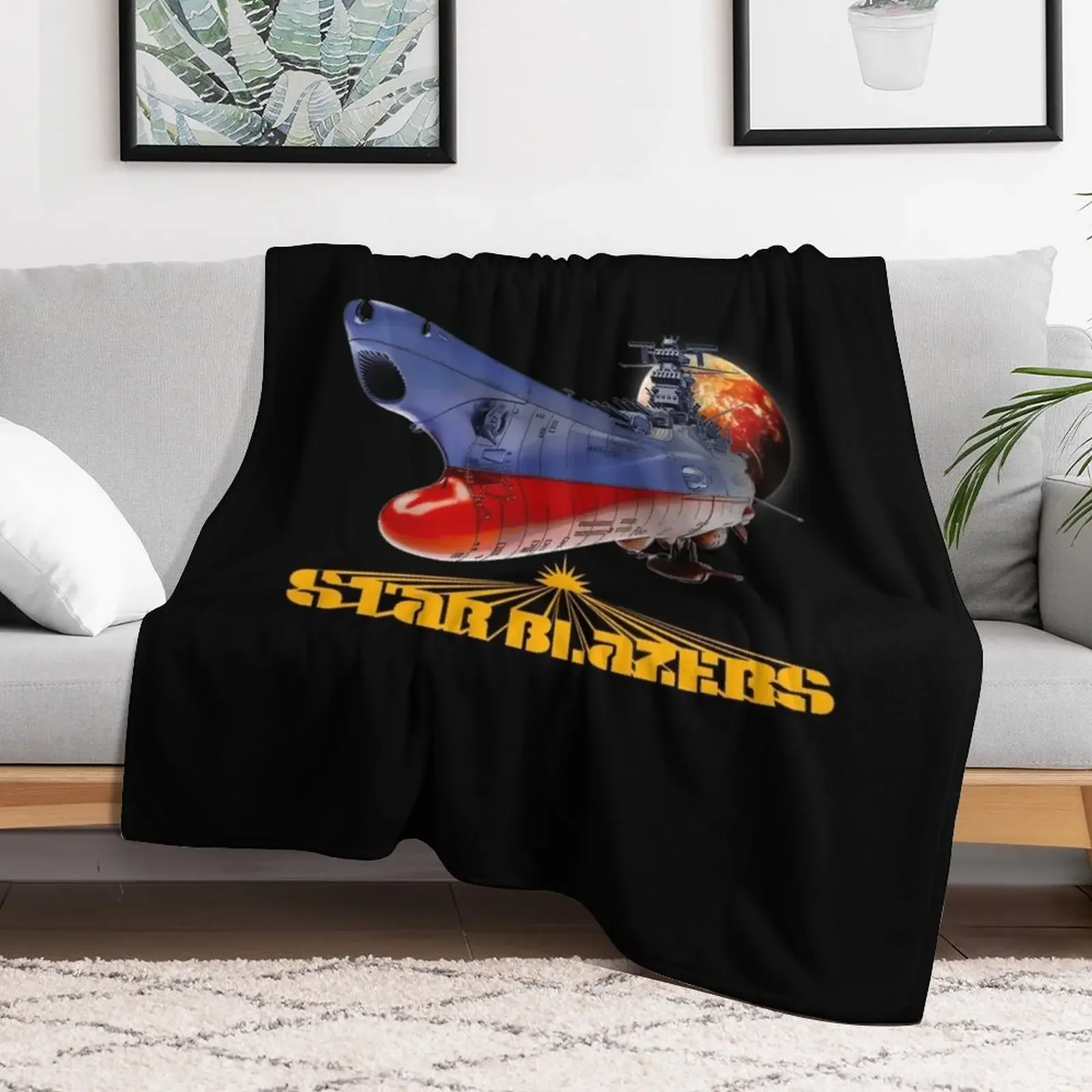 Star Blazers Throw Blanket bed plaid Sofa Quilt Blankets