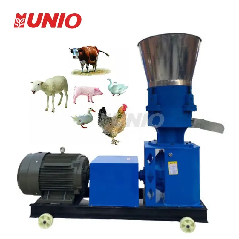 

Farm Use Animal Poultry Cattle Chicken Fish Pellet Making Machine For Livestock Feed