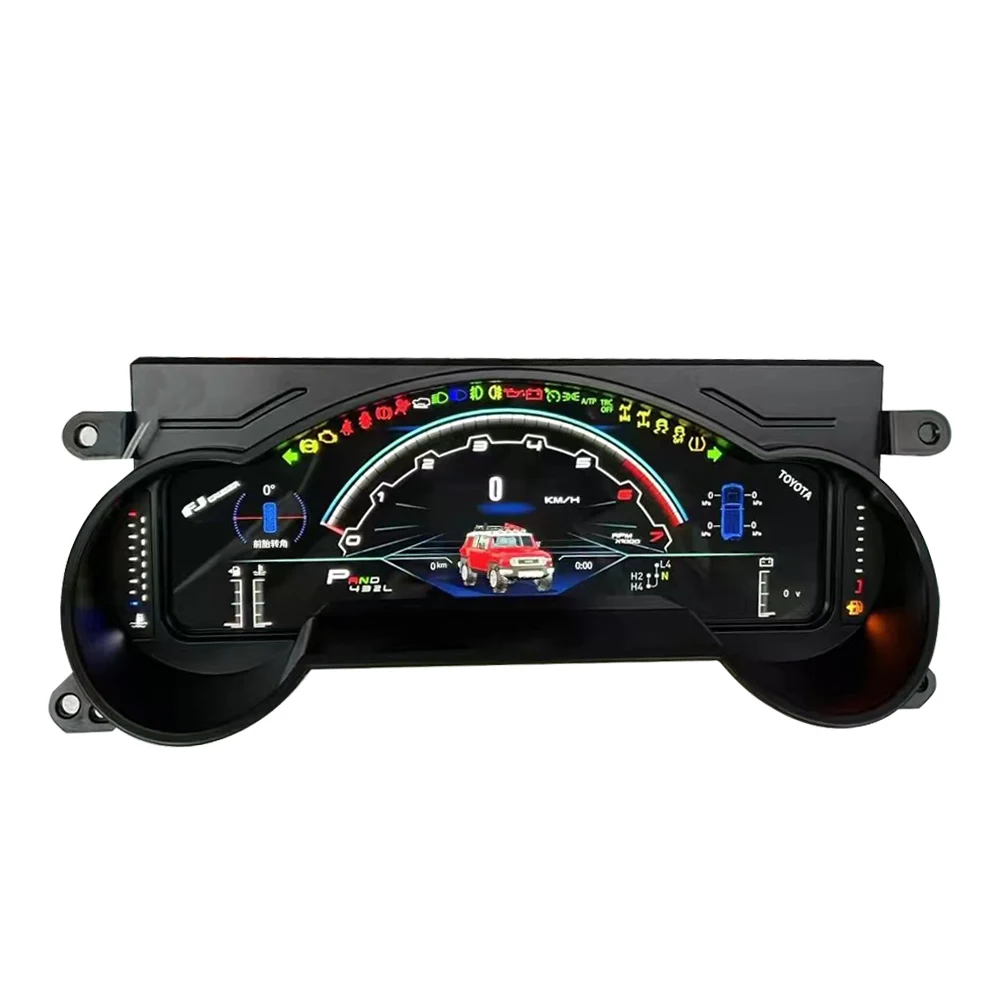 12.3 inches Screen LCD Gauges For Toyota FJ Cruiser 2008-2023 Car Digital Cluster Display Instrument Speedometer Virtual Cockpit