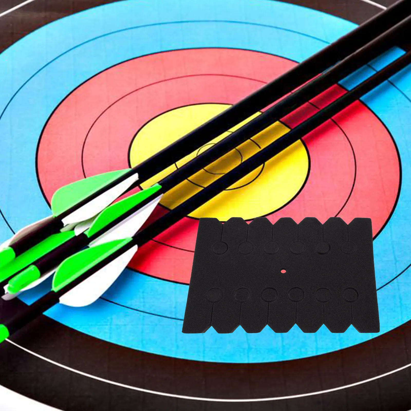 

7Pcs Eva Arrow Separator Square Sponge Rack Portable Archery Supplies Durable Arrow Holder Bow Accessories Sponge Separator