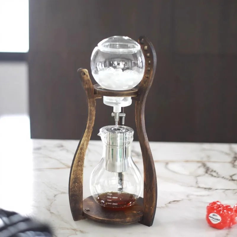 

S-type creative ice drop cold brew pot, practical household coffee cold brew pot