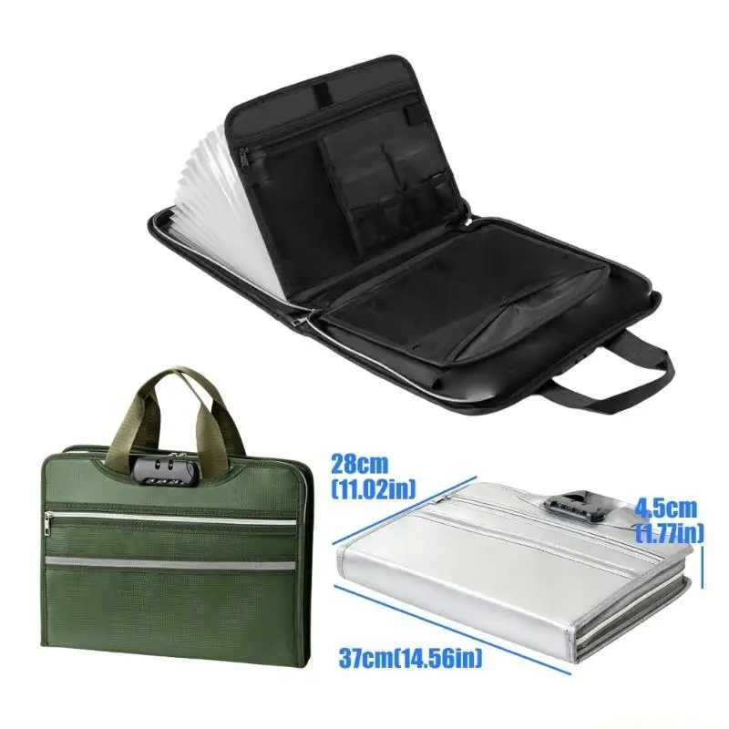 Multi Section Protective File Storage Perfect For Storing Receipts Invoices And Legal Items