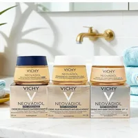 Crema de Día con Protección Solar, Crema de Noche Antioxidante para Después de la Menopausia, Suaviza las Líneas Finas, Hidratación Duradera, Rejuvenece, Cuidado Diario, 50 ml