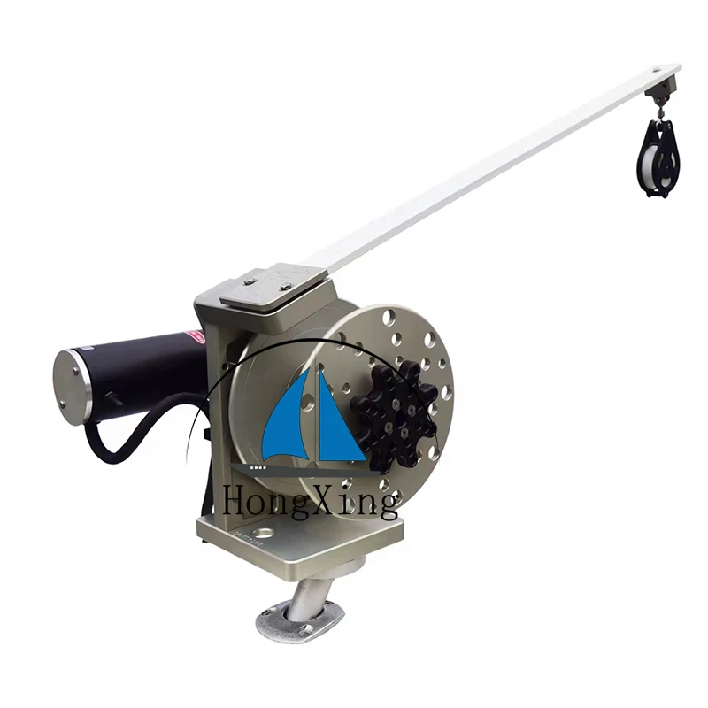 Rope winch 12V electric rope hoisting machine 100-500KG pulling force