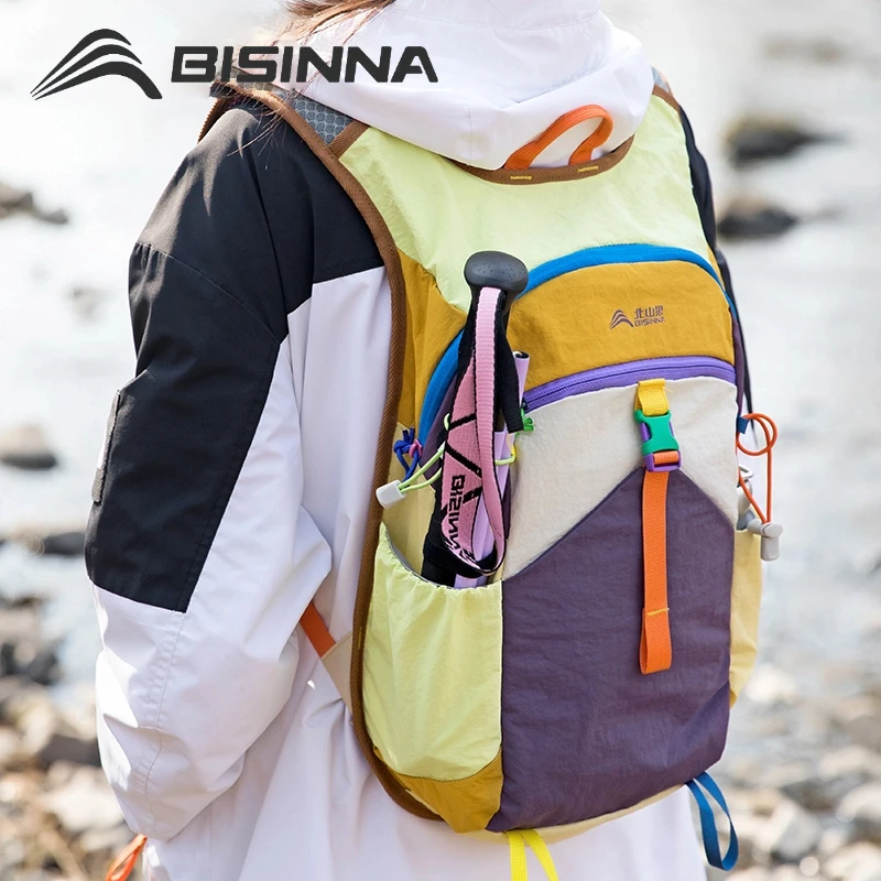 

BISINNA 18L Trekking Backpack Mountaineering Ultralight Hiking Bag Outdoor Camping Waterproof Travel Backpacks