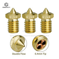 3D Printer Accessories E3DV6 High Quality Nozzle High Flow 1 75mm V6 Universal Three Hole For Bambu Lab Creality Flsun