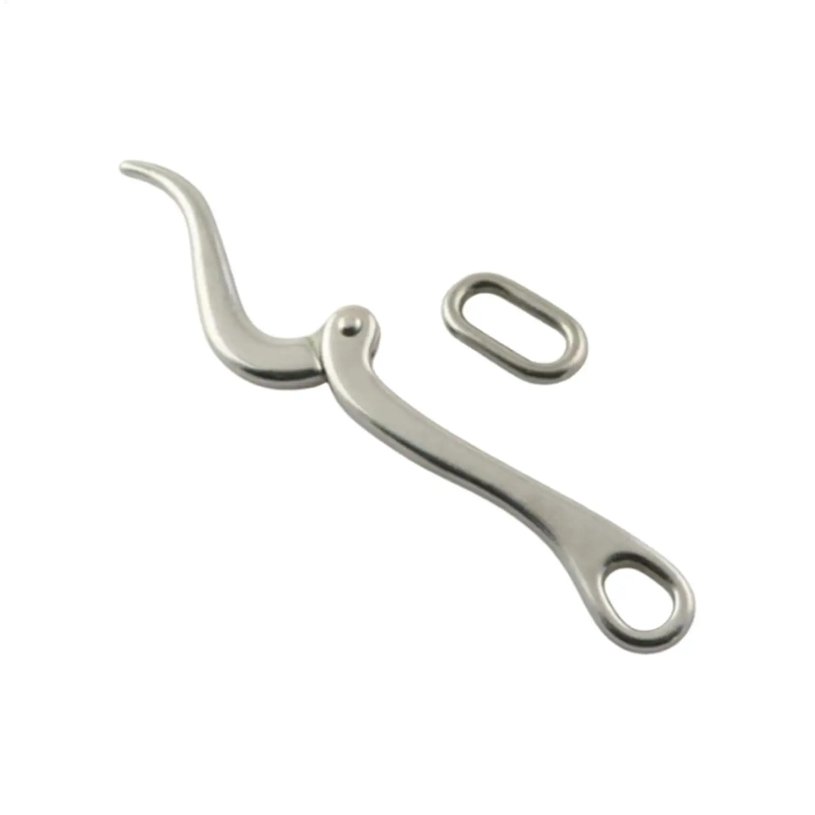 Schnellverschluss-Schäkel aus Edelstahl Sicherheitsverbindungshaken für Marine, Brandbekämpfung, Klettern, Rigging, Abschleppen, Heben und Rettung