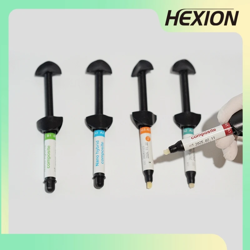 Dental Nano Hybrid Composite Resin A1 A2 A3 A3.5 B1 4g/pc  Light-Curable Light Curing Composite Oral Resin Tools