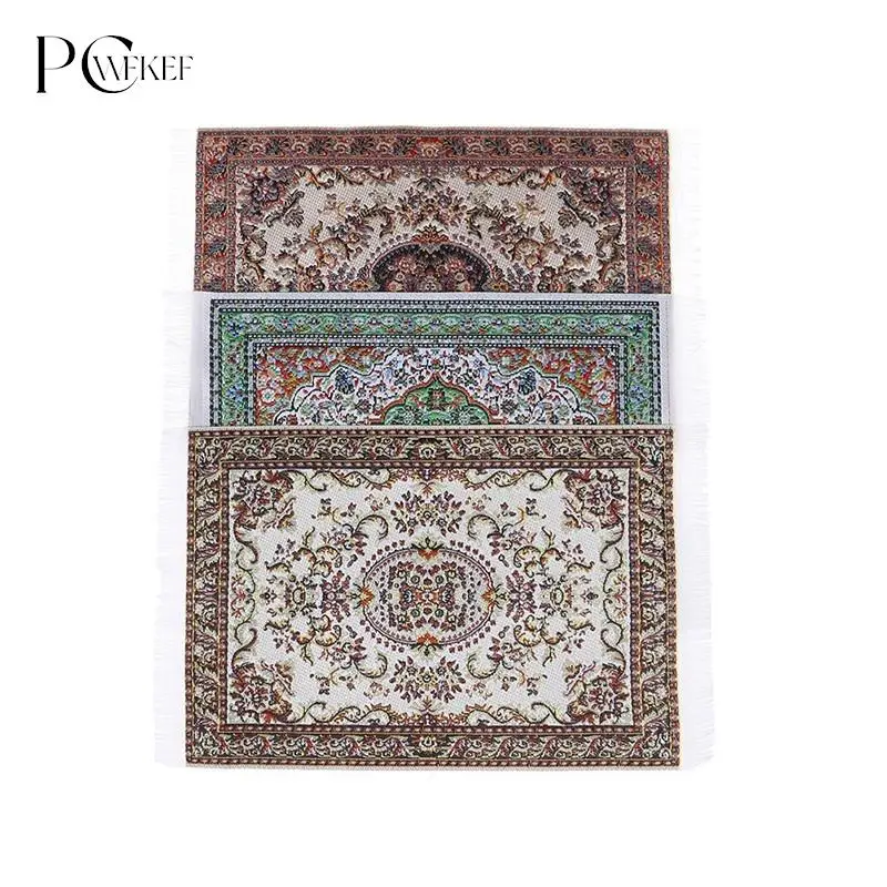 1/12 Scale Dollhouse Miniature Turkish Style Area Rug/Carpet/Mat Floor Coverings for Dolls House Any Rooms Furniture Decoration