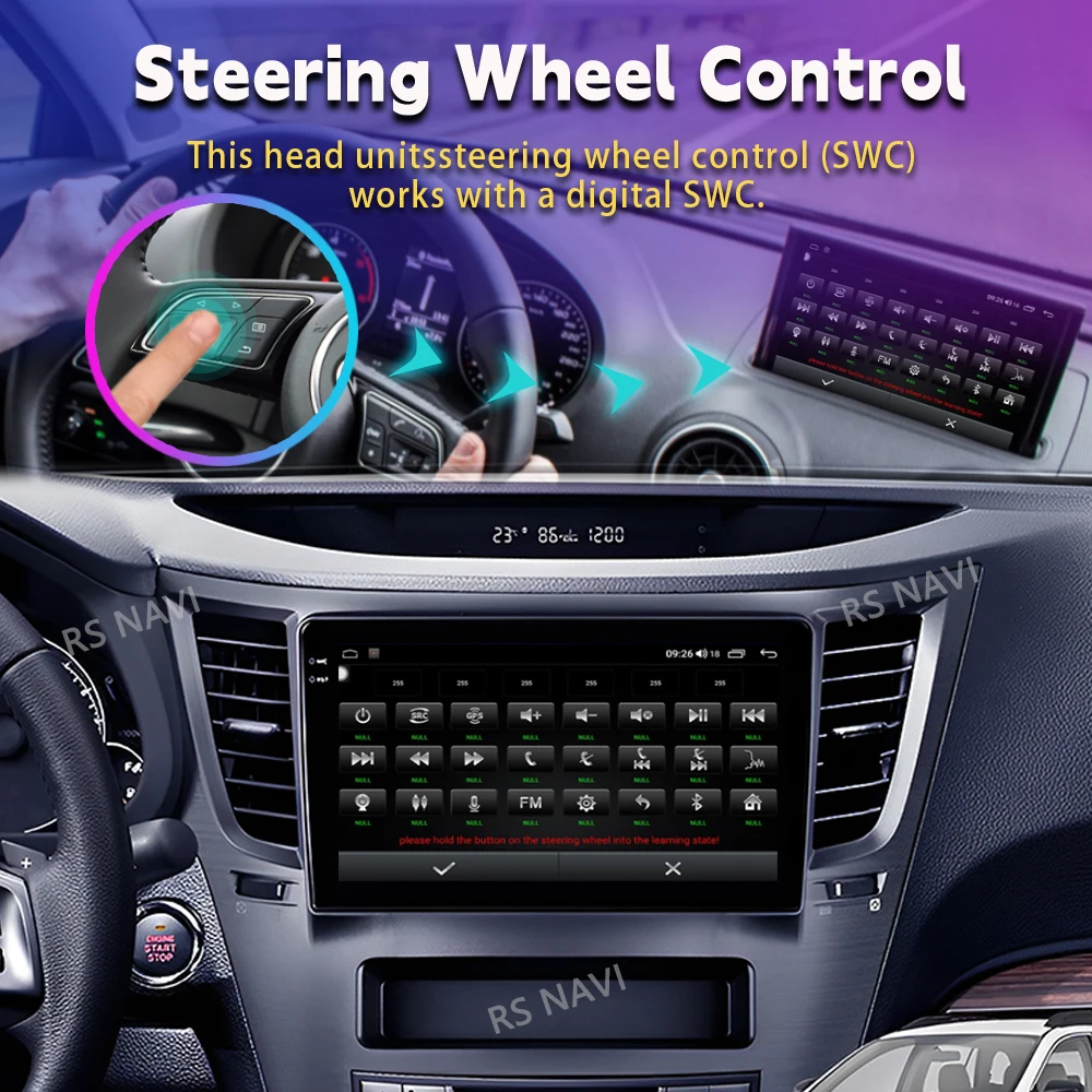 Android 16 Carplay Car Radio Multimedia Player For Subaru Outback 4 BR Legacy 5 2009 - 2014 LHD Auto Autoradio Stereo Head Unit