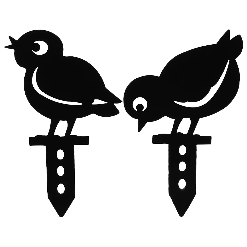 

2Pcs Chicken Yard Sign Iron Garden Stake Sturdy Lawn Ornament Outdoor Garden Decoration Art Chicken Yard Sign Lawn Decor