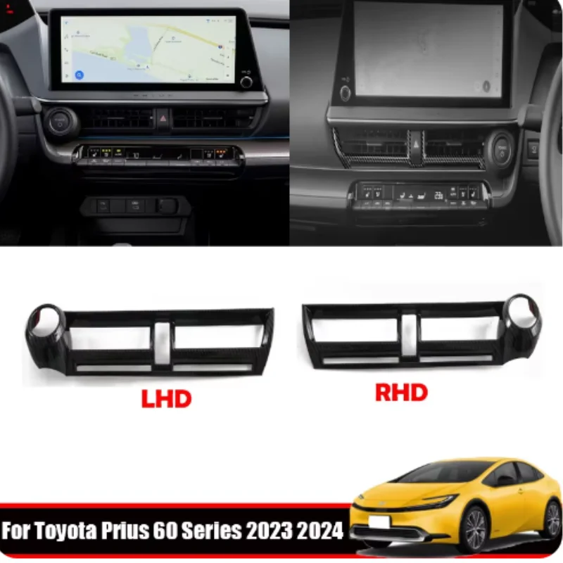 

LHD RHD Toyota Prius 60 Series 2023 RHD Central Control Air outlet switch decorative sticker accessory