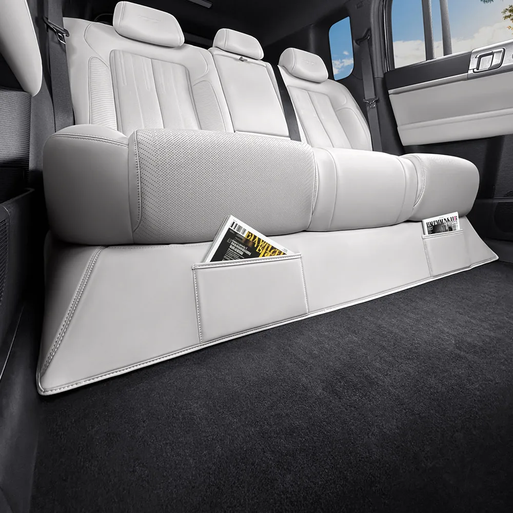 

Для BYD Leopard 7/Titanium 7/Super 7, противоударная накладка под вторым рядом сидений, автомобильные аксессуары, кожаная противоизносная защитная накладка