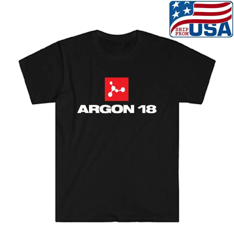Argon 18 bicicleta camiseta negra para hombre talla S a 5XL