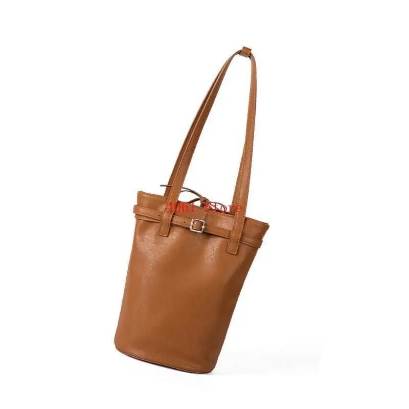 

Large Capacity Retro Bucket Bag For Women With Shoulder Strap Underarm Bag