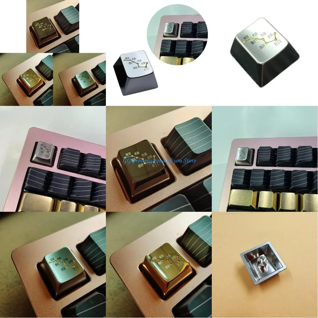 

H9EB Metal Engraving Keyboard Keycap ESC Keycap Corrosion Resistant 1PC