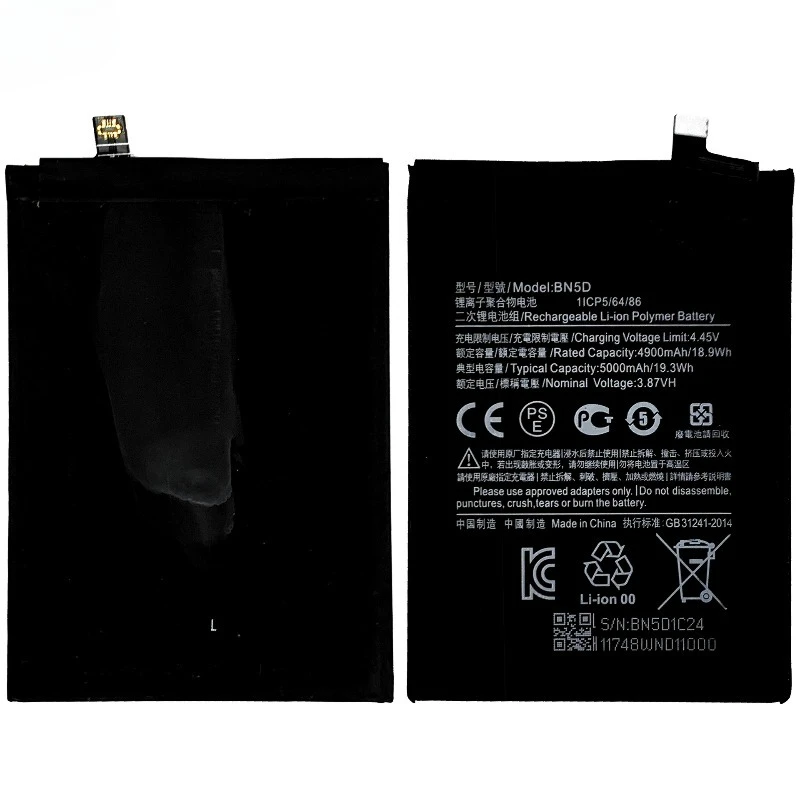 BN5D for Xiaomi Redmi Note 11/M4 PRO 4G/Note 11S 4G Phone Battery High Quality High Capacity Replacement Bateria  with Tools