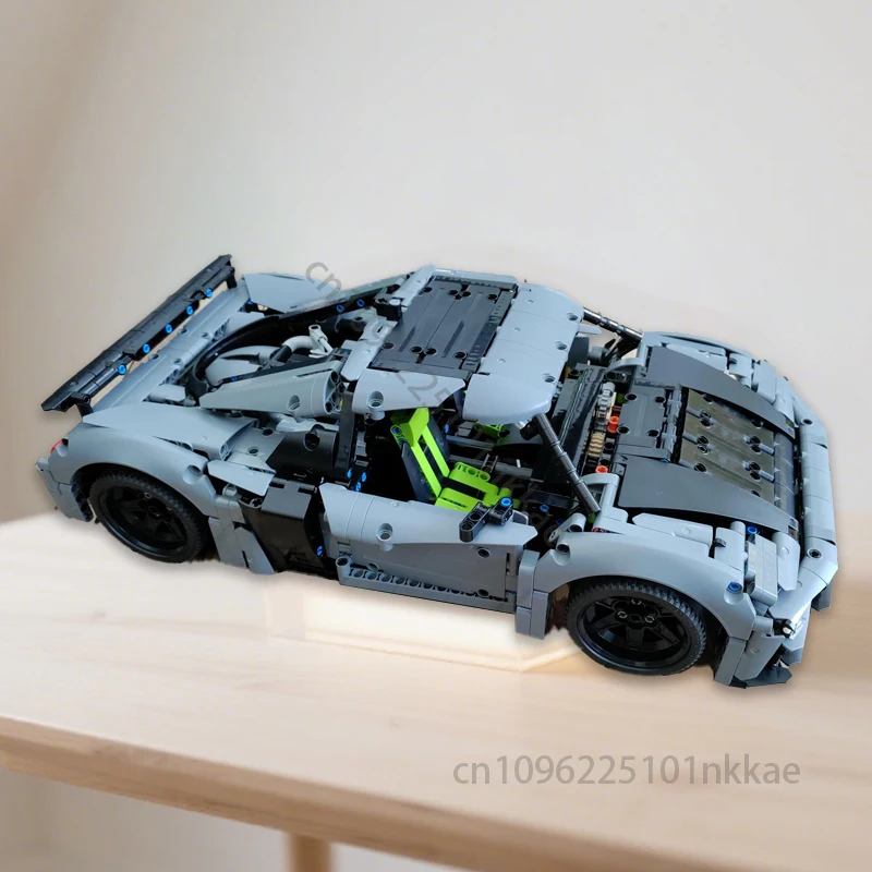 

Technical Super Sports R8 Quattro Building Blocks Model Supercar Assembly Champion Racing Vehicle Bricks Kids Toy Birthday Gift