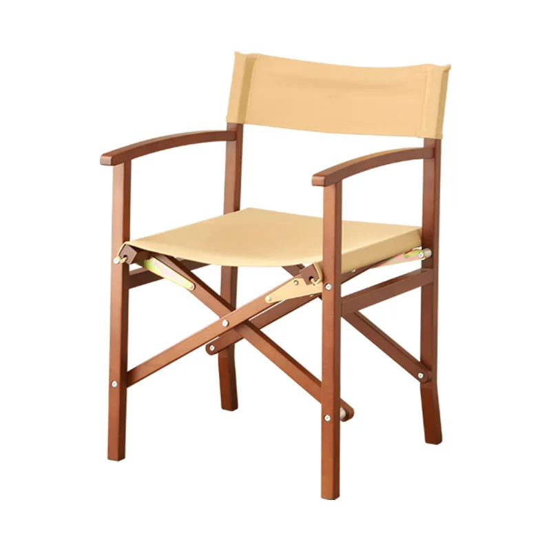 Solid wood Sketch folding Backrest Portable outdoor art painting Makeup