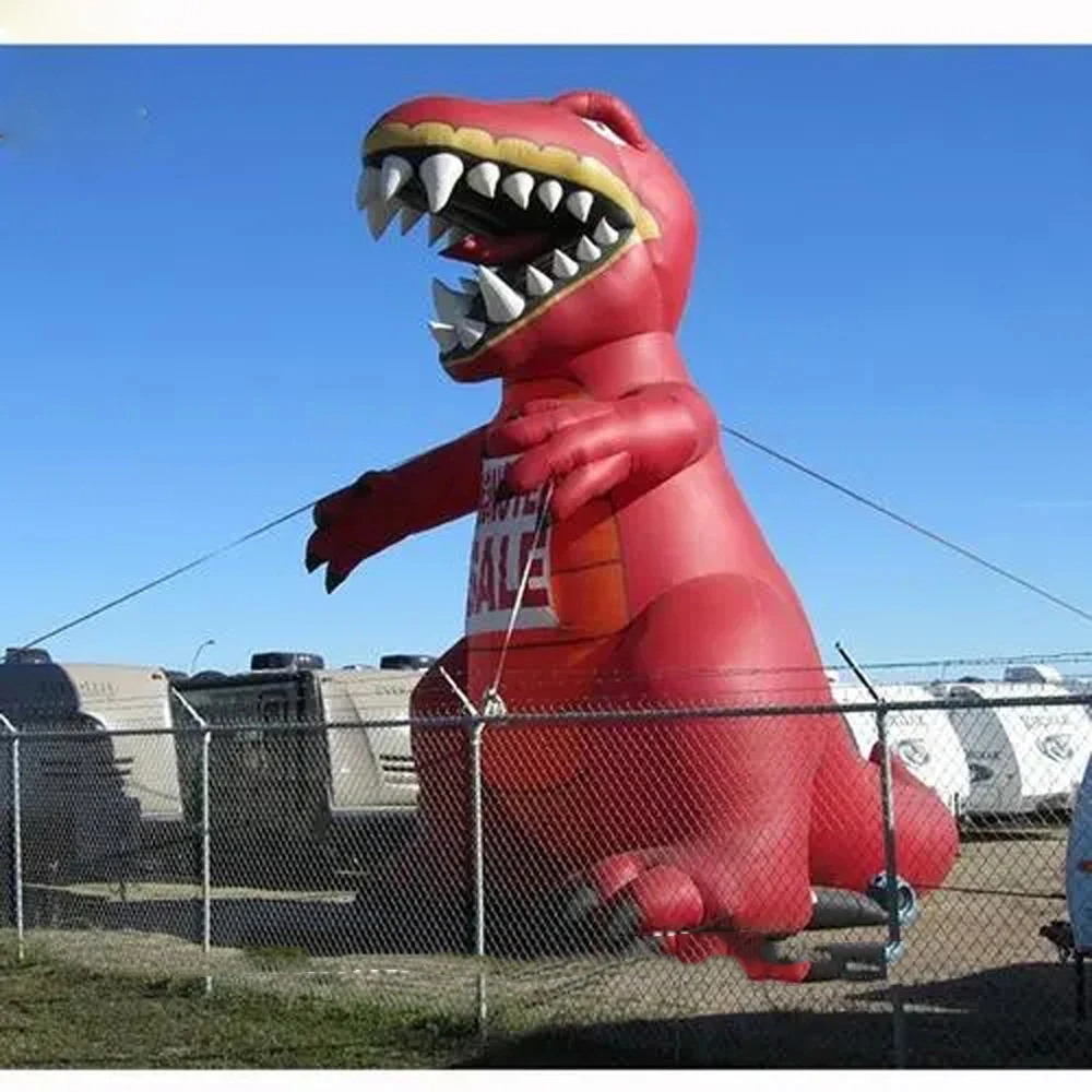 Publicidade gigante inflável dinossauro decoração explodir dragão dino desenhos animados para publicidade de evento ao ar livre