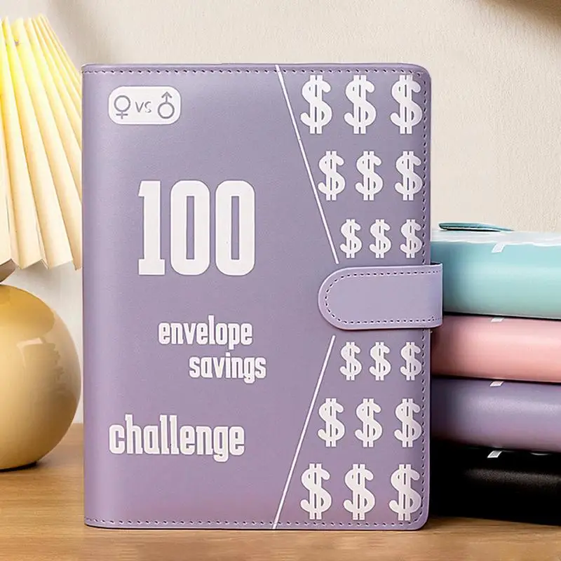 مغلف مخطط الميزانية كتاب ، أظرف المال للادخار ، الموثق التحدي ، 100 صفحة