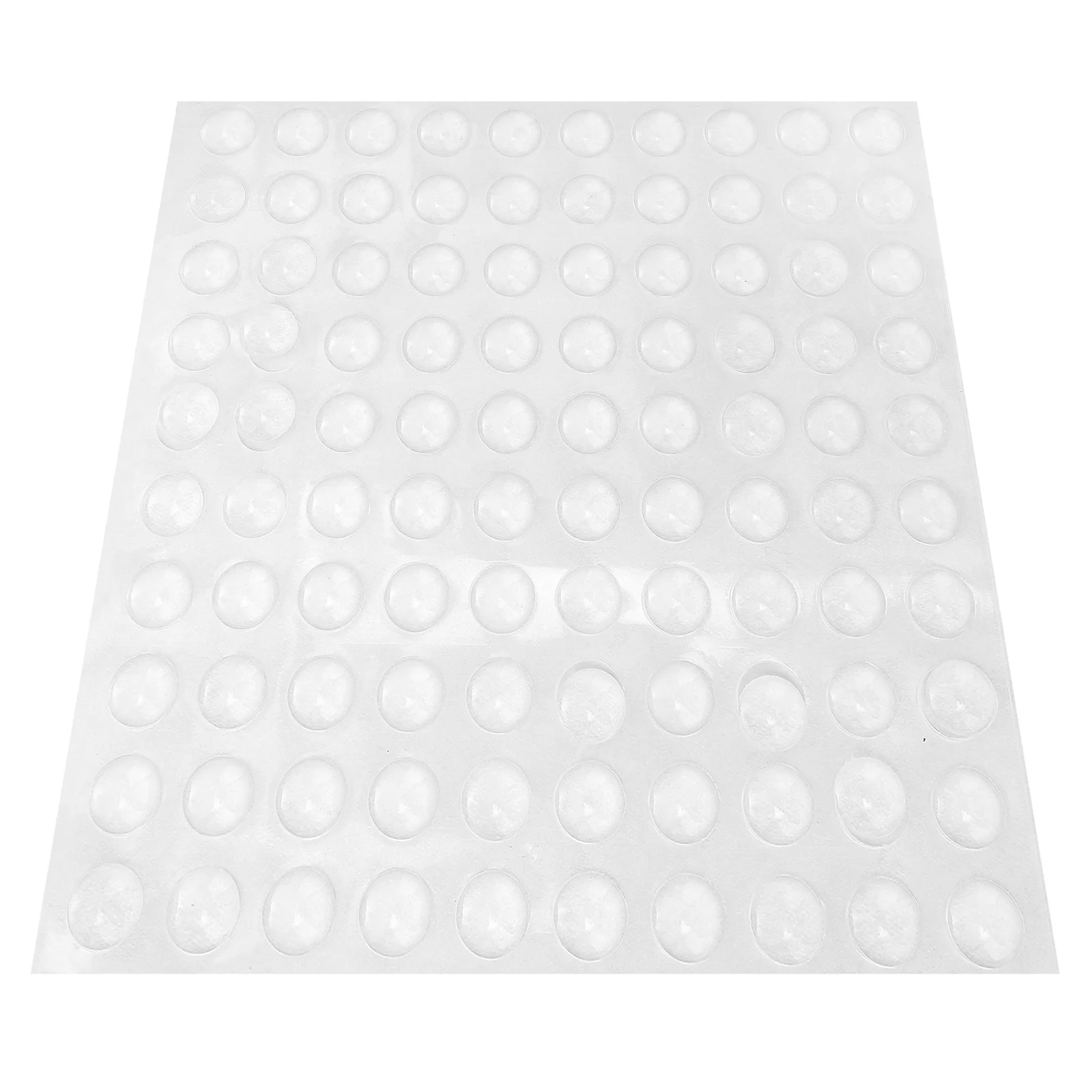 

100 Pcs Visually Impaired Assist Patch Door Slam Stopper Cabinet Bumpers Clear Dots for Low Vision Blinds Small