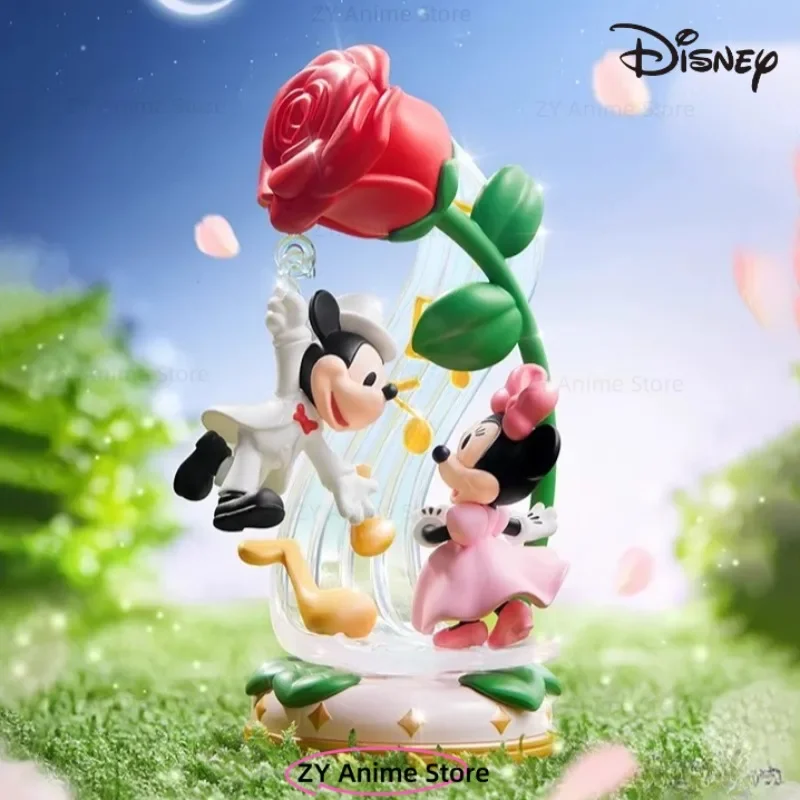 

Disney Mickey Mouse Family Swinging Beauty Dream Scene Mystery Blind Box Mannequin Ornament Surprise Box Children's Holiday Gift