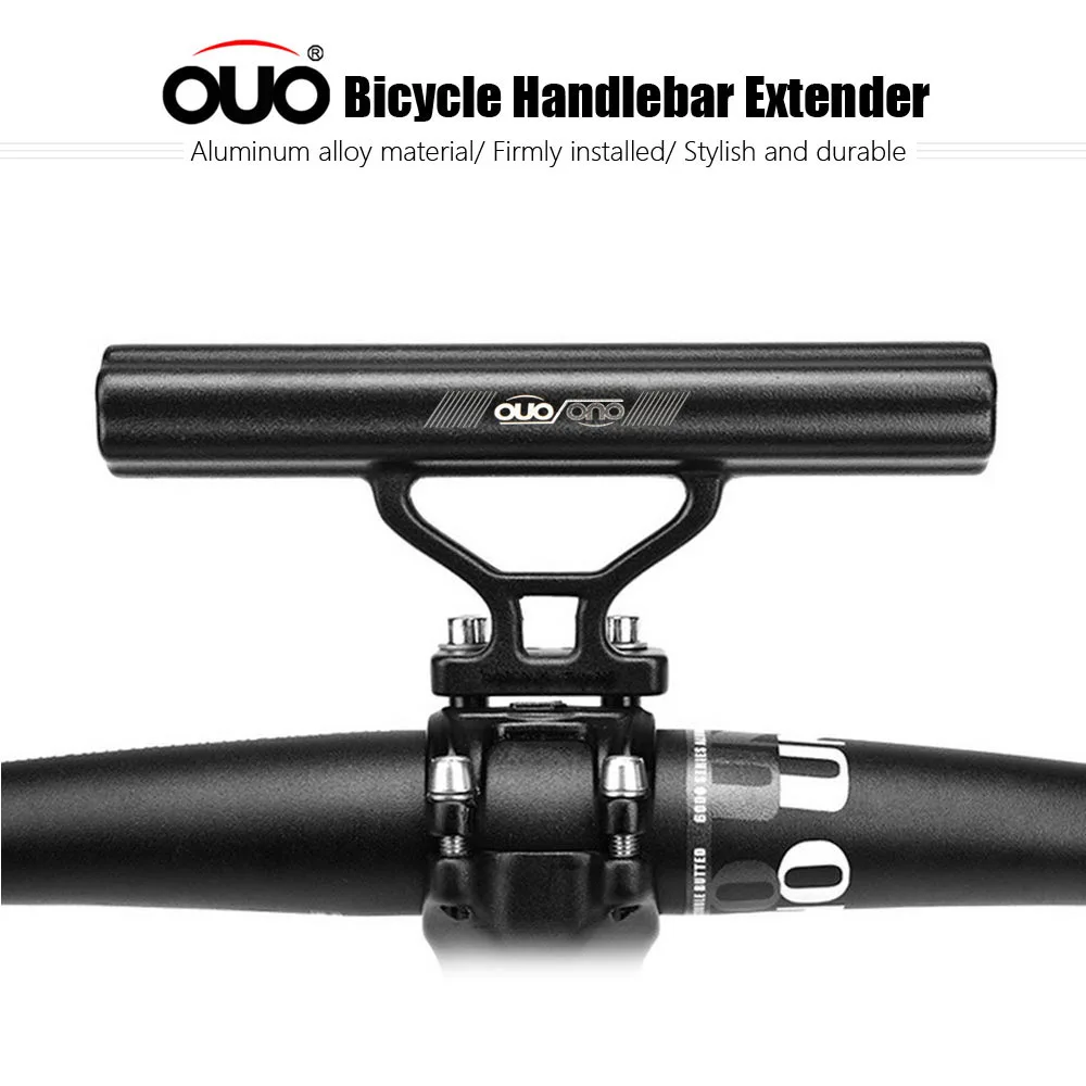 OUO Bicycle Handlebar Extender Aluminum Alloy Bike Mount Holder Ultralight Bicycl Handlebar Extension Bracket Cycling Accessori