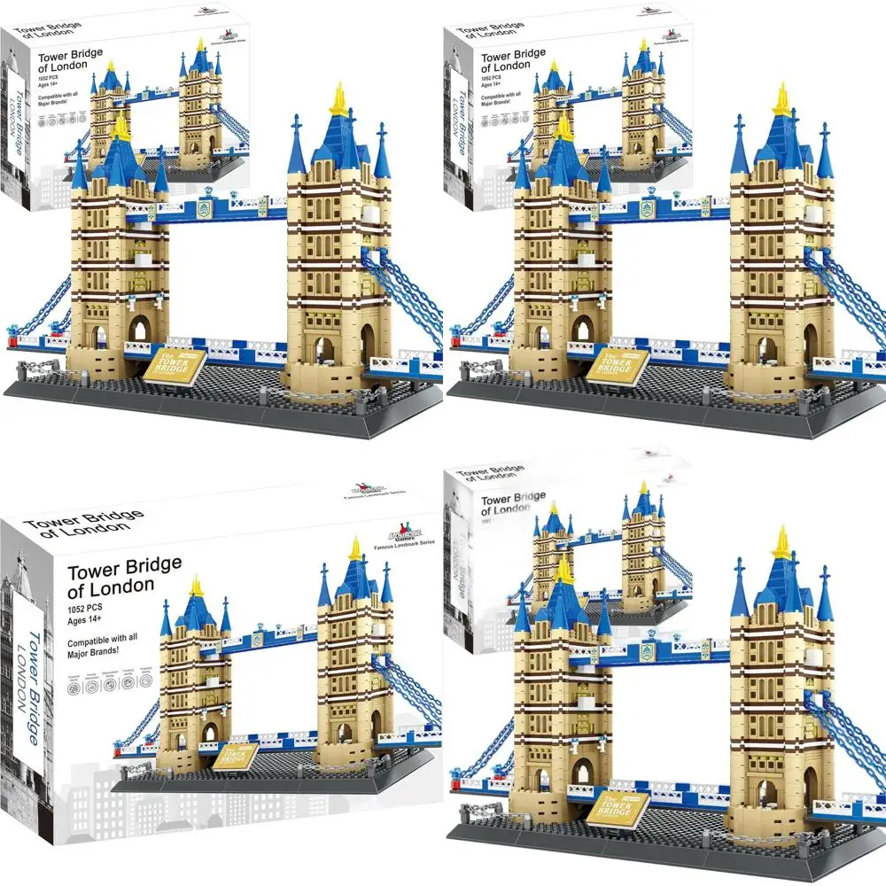 

London Tower Bridge 1,052-Piece Building Blocks Set for All Ages - Architecture Landmark Series