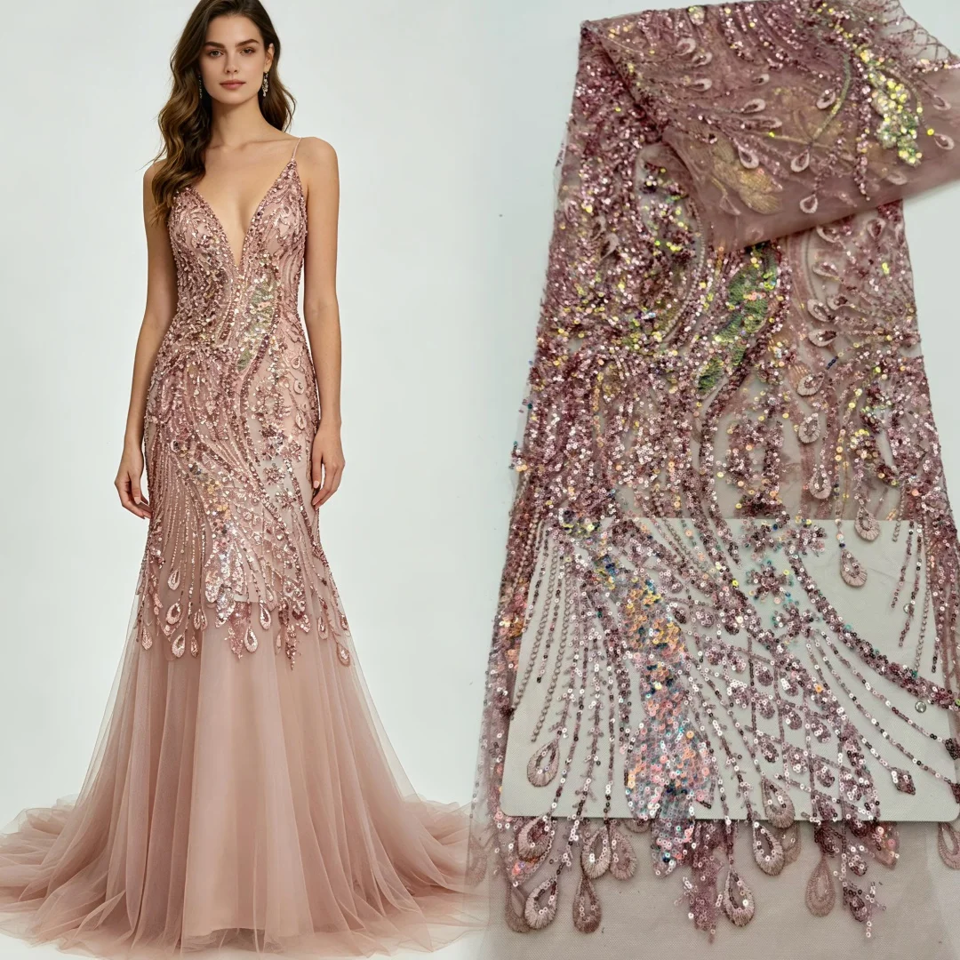 burnt-orange-beaded-lace-fabric-luxury-lace-fabric-high-quality-2026-purple-gold-beaded-lace-fabrics-sequins-for-sewing