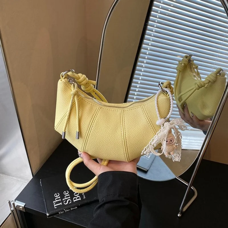 Популярная сумка-мессенджер на плечо, женская кожаная, элегантный стиль роскошного дизайнера