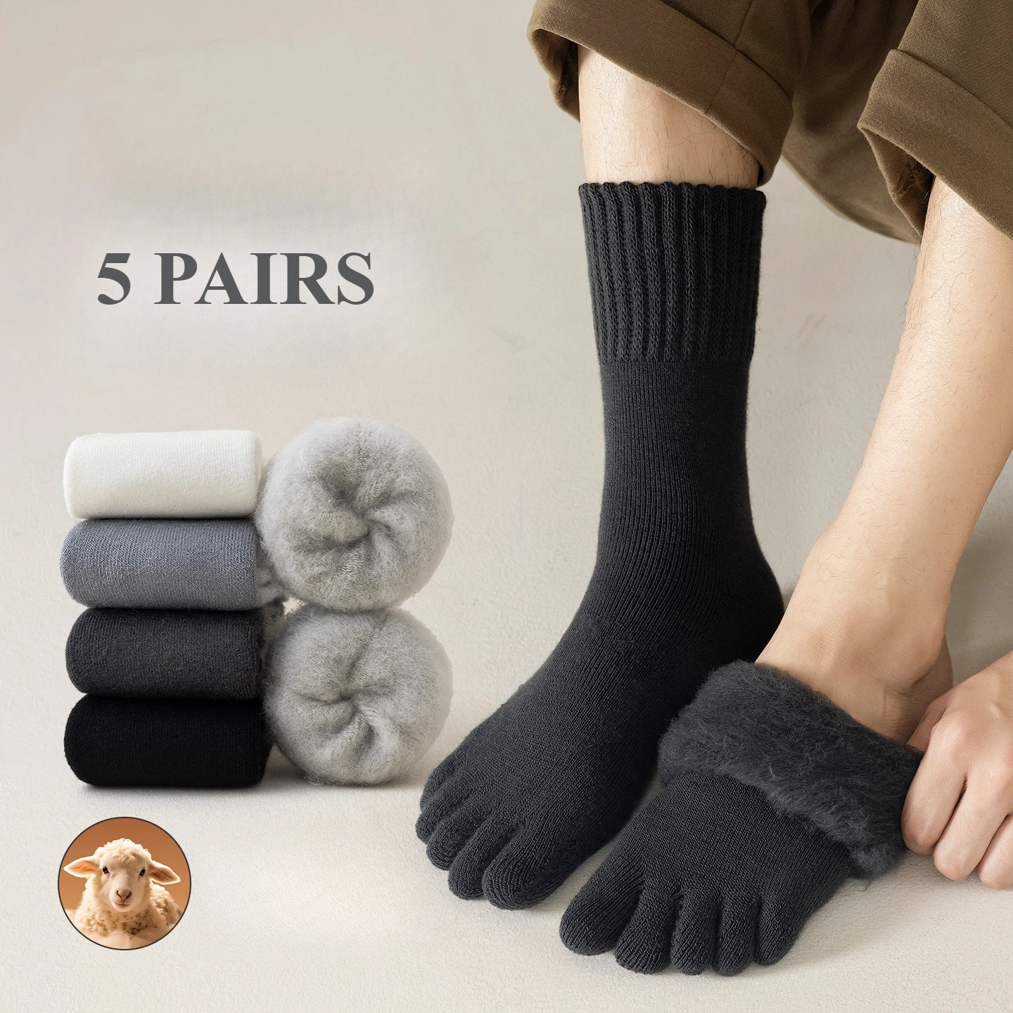 5 Pairs Five Finger…