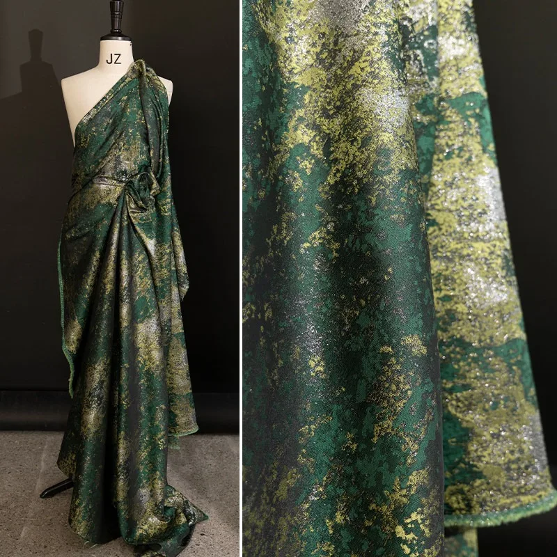 

Irregular Texture Jacquard Fabric By The Meter for Clothing Cheongsam Jacket Skirt Dress Diy Sewing Designer Cloth Soft Purple