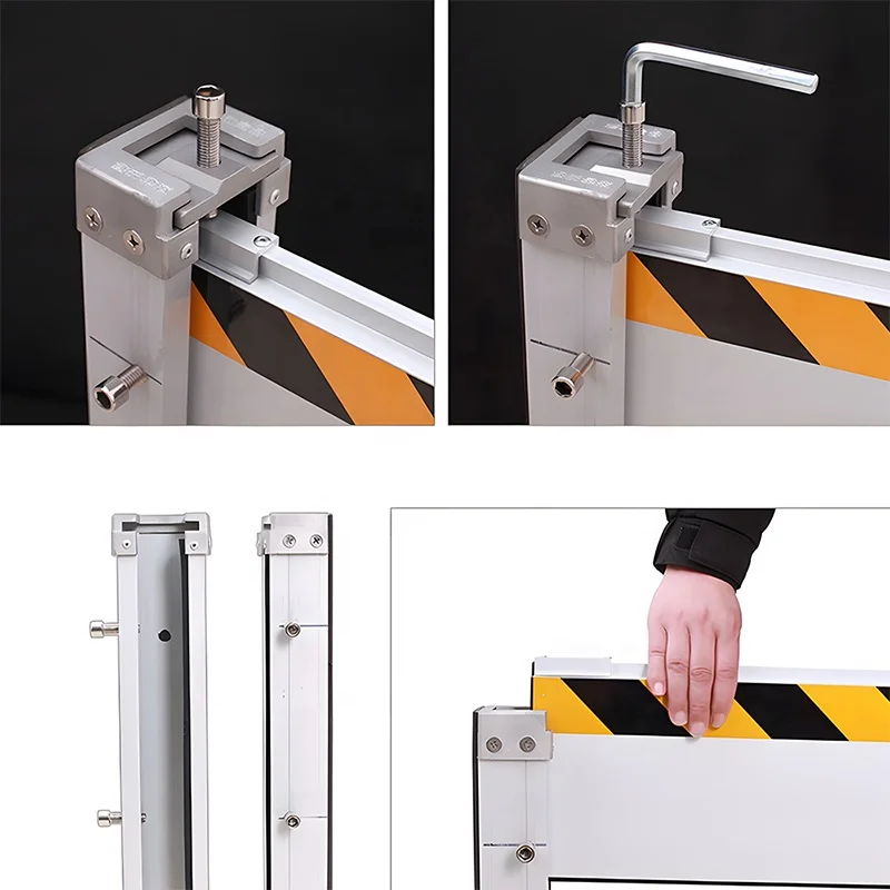 Emergency Safety Supplies Flood Water Barrier Control Flood Barrier Panel Wall Protection Baffle Aluminum Flood Barrier for Door view 4