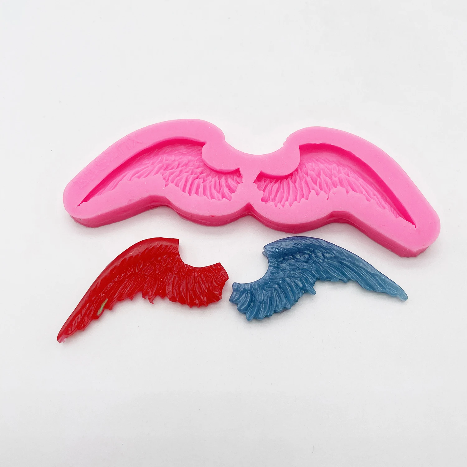 Food Grade Angel Wing Silicone Mold for Cake Decorating Baking Tool Epoxy Resin Pendant Gypsum Aroma Home Decor