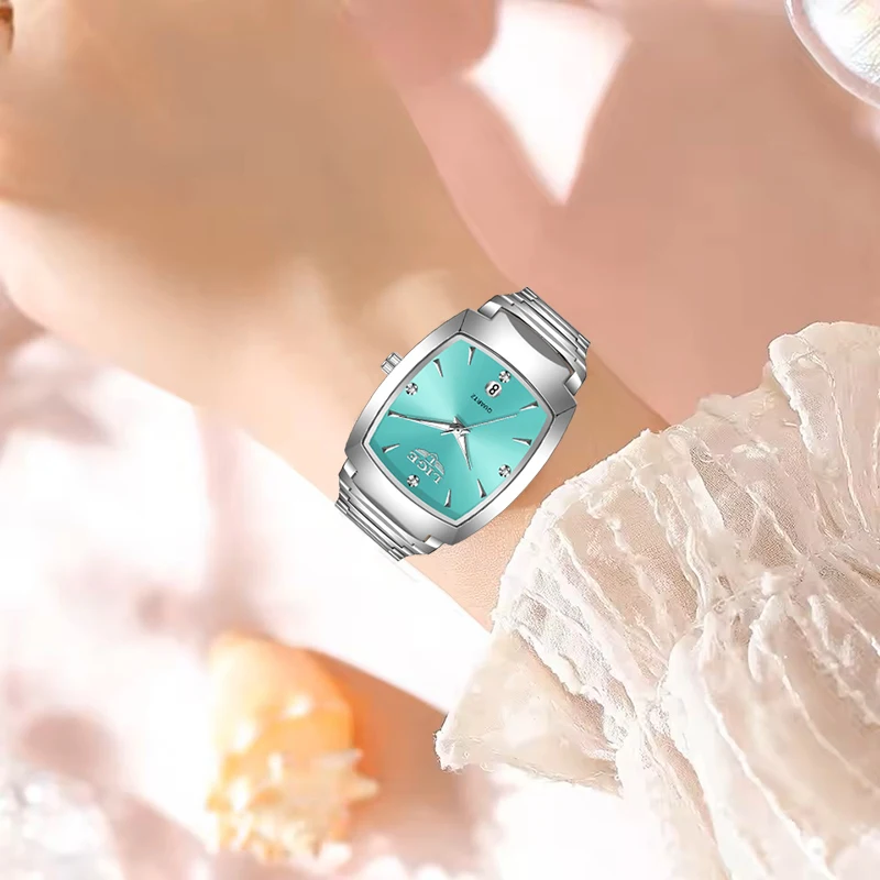 LIGE New Fashion Women Watch Simple Date Women's Quartz Wristwatches Top Brand Luxury Sports Waterproof Bracelet Watch Feminino