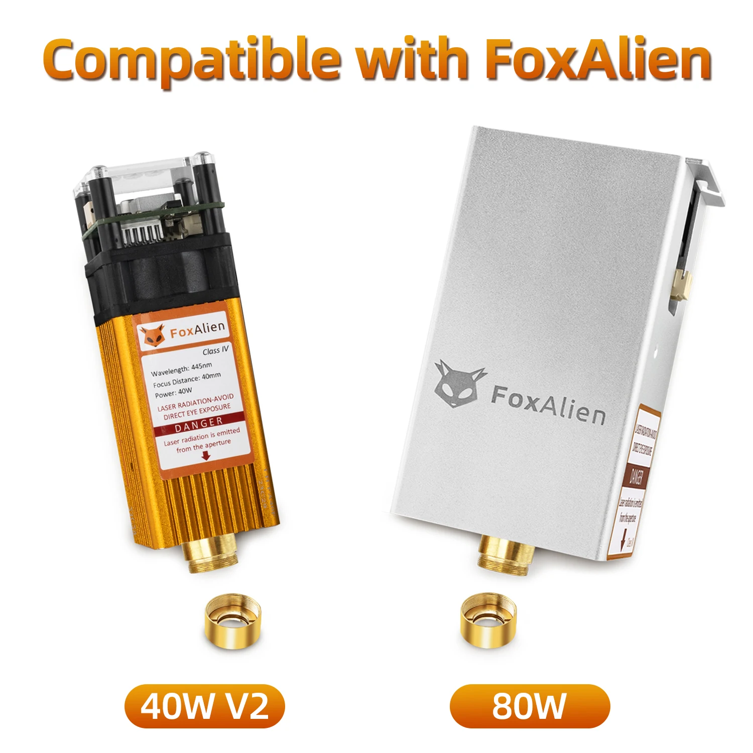 FoxAlien Laser Lens Replacement Compatible with FoxAlien 40W and 80W Laser Module