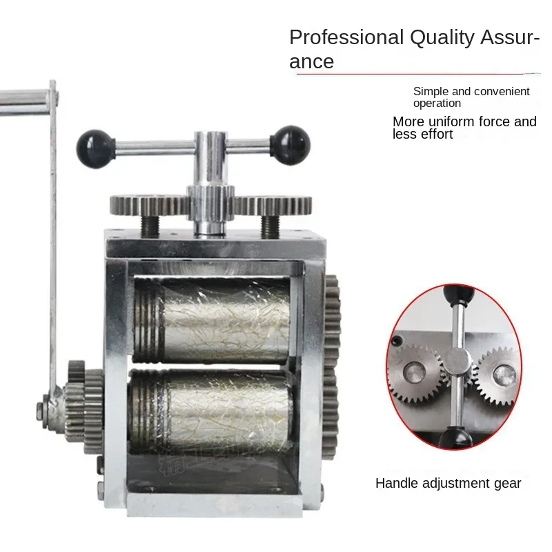 Tablet Machine Small Hand Manual Steel Plate Pressing Machine Semicircle Bar Square Strip Jewelry Rolling Mill Machine