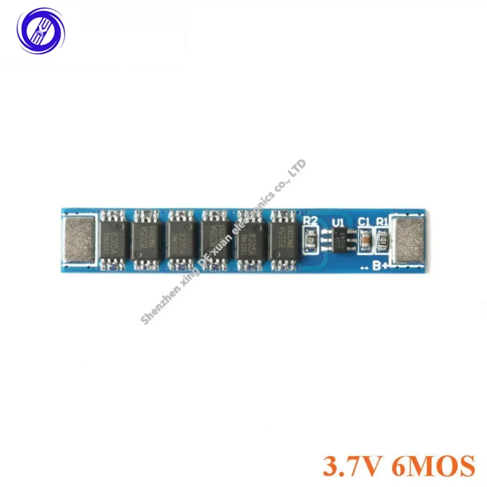 2Pcs 3MOS 4MOS 6MOS 1S 3.7V 18650 Lithium Battery Protection Board Li-Ion Pcb P…