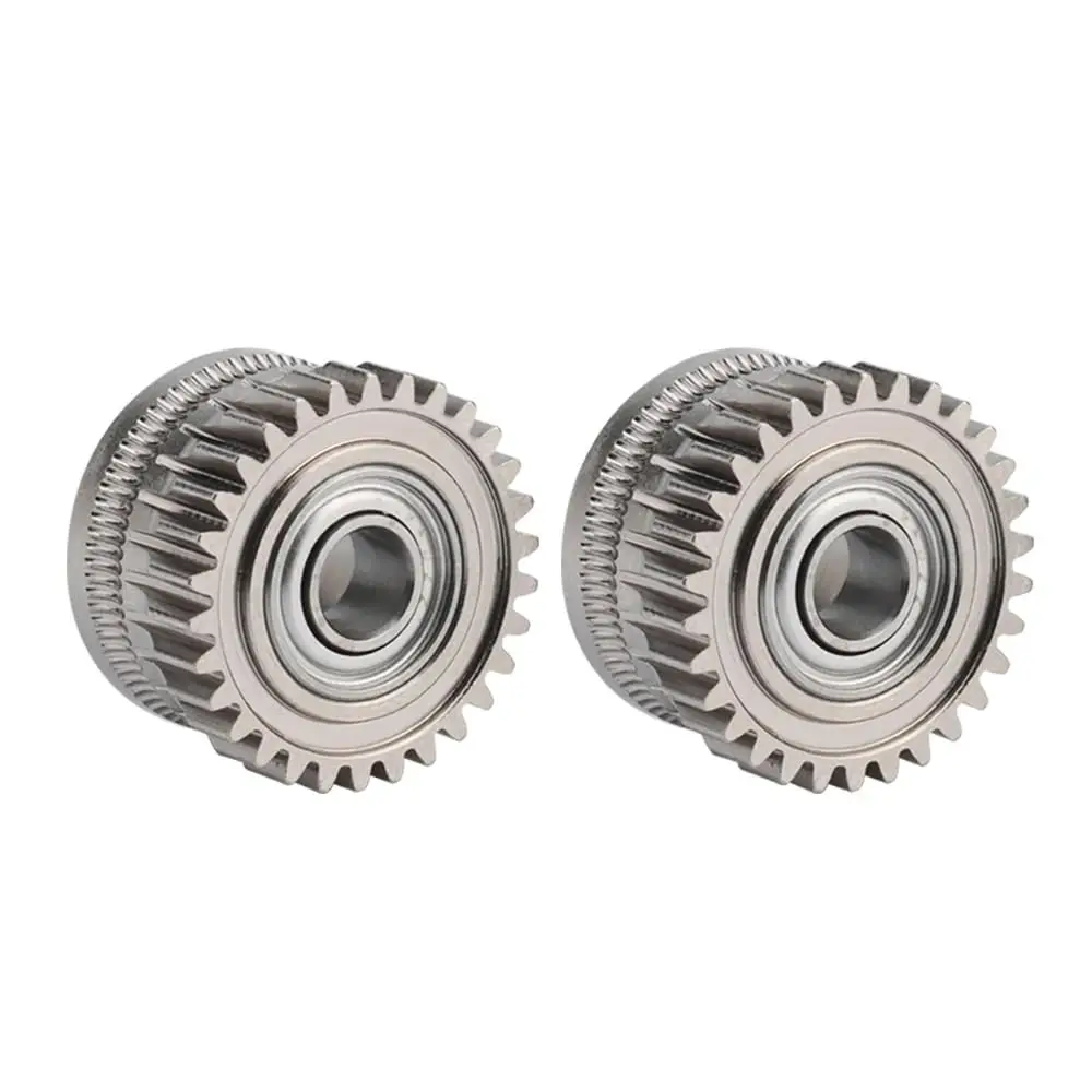 K1 Max Extruder Gears Kit Hardened Steel Nickel Plating All Metal Drive Gear High Hardness F Creality K1C/K1/K1 Max 3D Printer