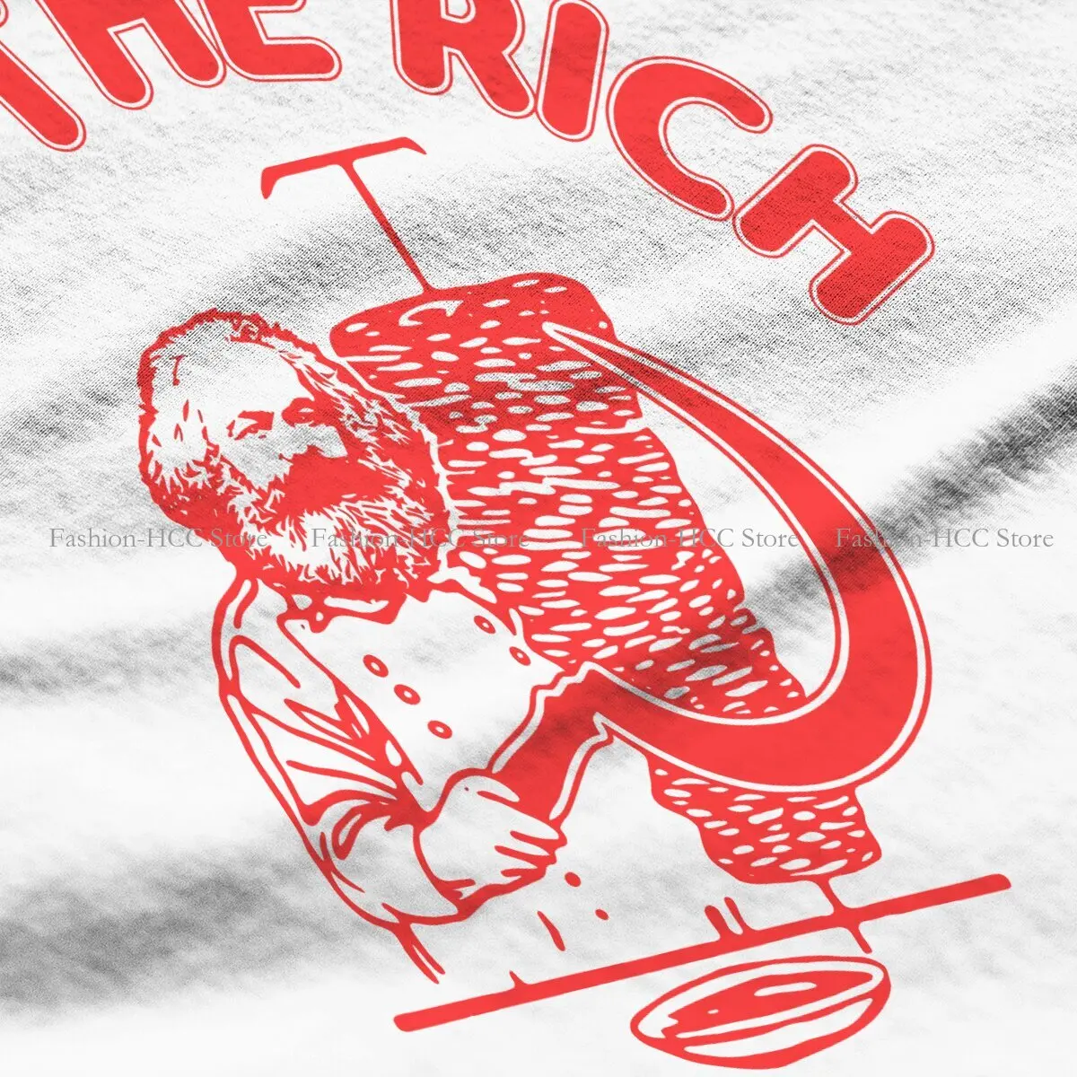 Eat The Rich Doner Doner Kebab Socialist Hasan Piker Round Collar Polyester TShirt Karl Marx