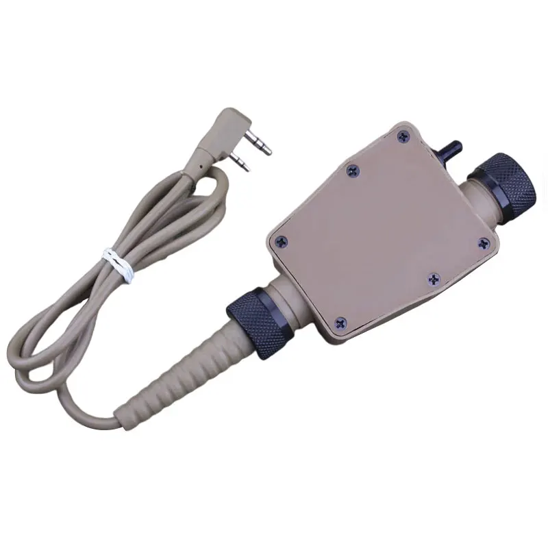 Emersongear für TEA PTT Intercom-Schalterkabel für Kenwood Version Funkgerät Ladeanschluss Walkie-Talkie Jagd Wandern – Detail 3