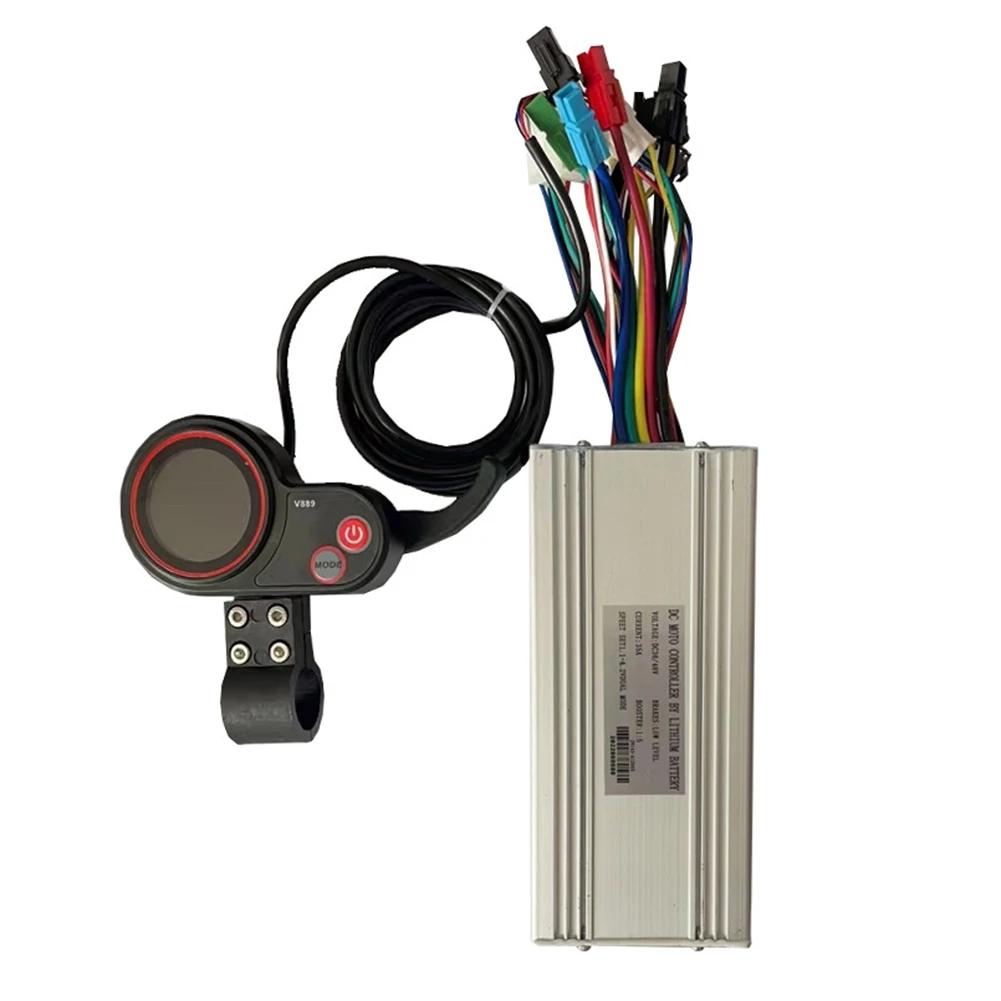 SHGO 36V 48V 1000W 1500W 35A Electric Bike Controller with LCD Display Thumb Throttle for Ebike Electric Scooter Brushless