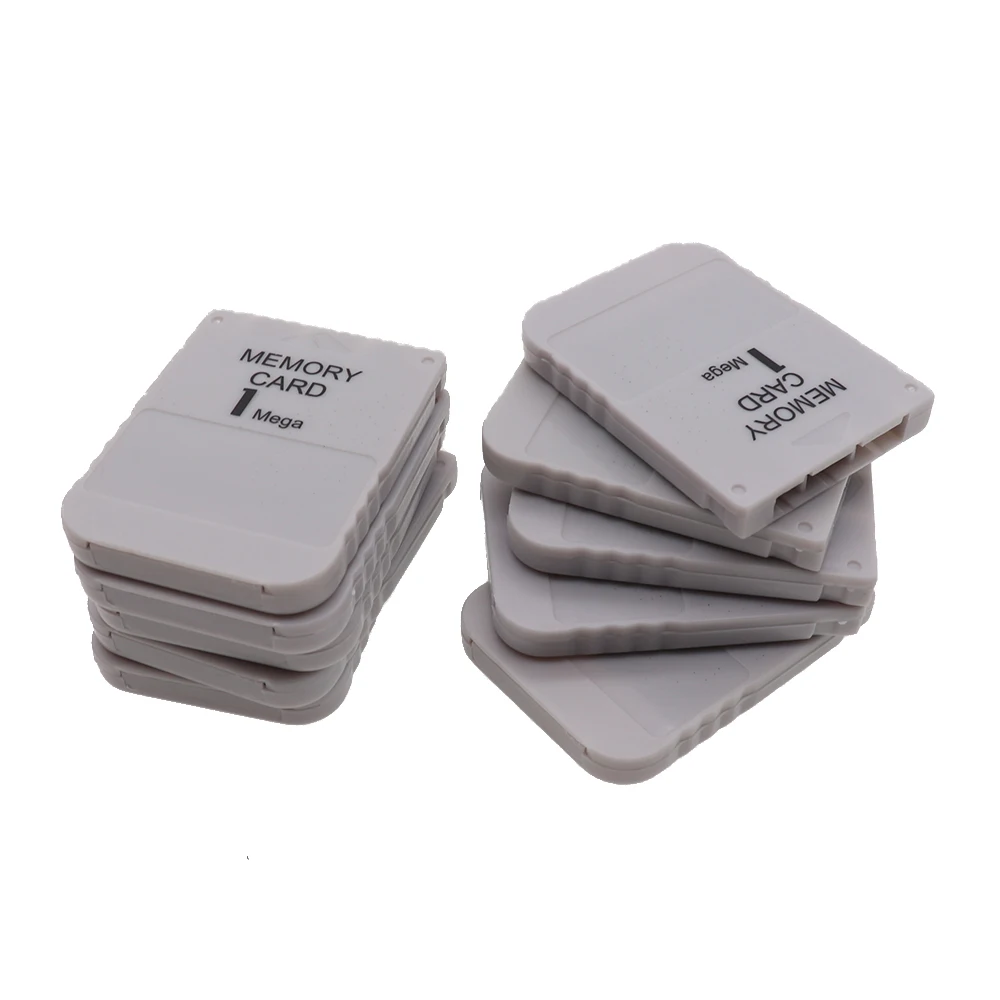 1/5pcs Storage Card Suitable for PS1 Game Console White Memory Card, 1MB PS1 PSONE Recording Card