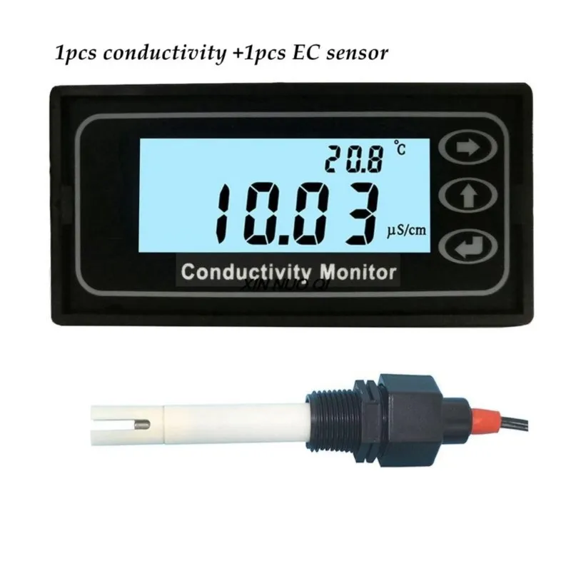 TDS الاستشعار EC الاستشعار الموصلية القطب الكهربائي الموصلية الاستشعار البلاتين الأسود الموصلية متر مراقب المراقب المالي #6