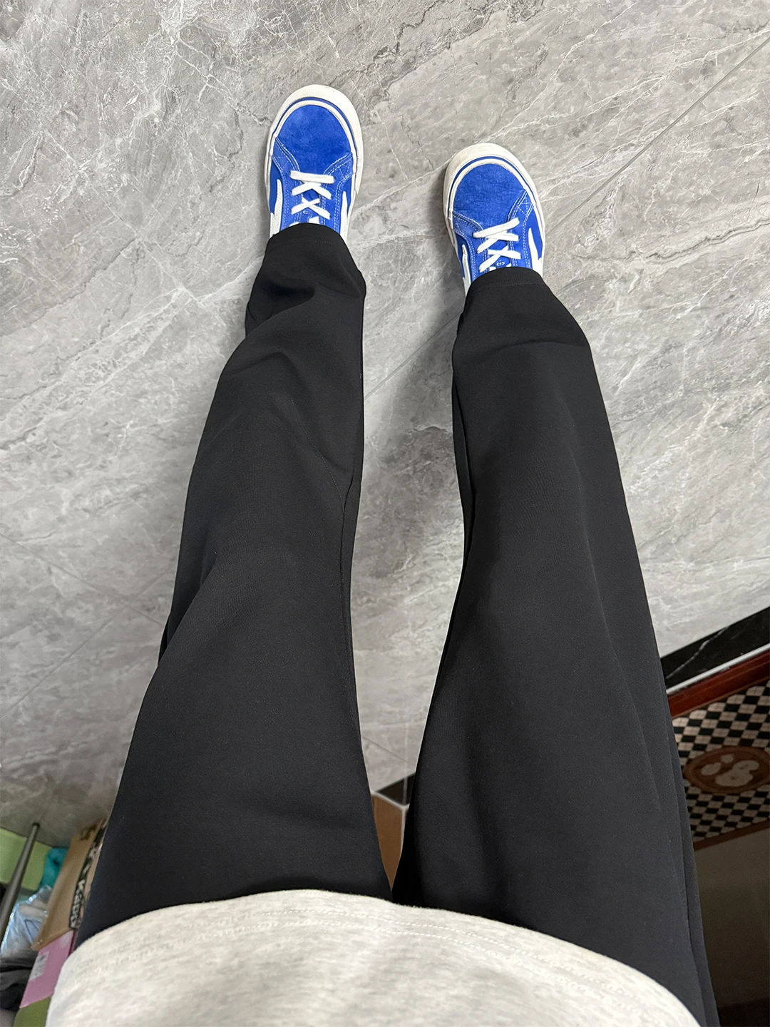 

Мужские спортивные брюки Cleanfit Bla прямого кроя, осенние, американские, струящиеся, с эффектом удлинения ног, микро-клеш, с зауженным низом