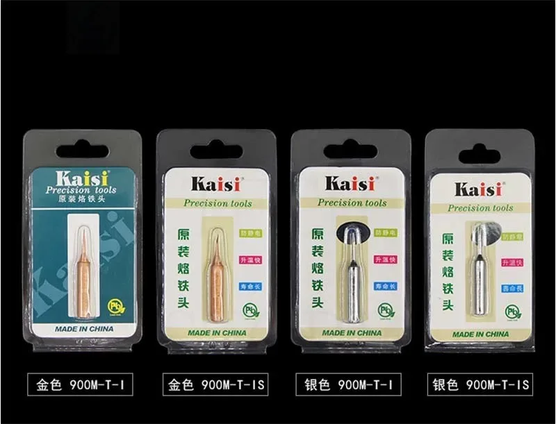 Kaisi Original Oxygen-free Copper Soldering Iron Tip 900M-T-I 900M-T-IS  For Station Tools Iron Special Durable