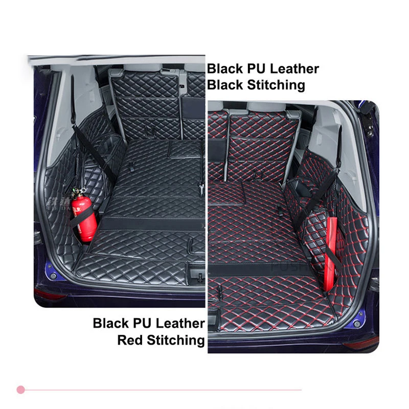 For Volkswagen ID.6 Crozz 6 Seat 7-Seater Car Floor Mats VW ID.6 XPE Full Surrounded Floor Liner Trunk Mat cars Accessories